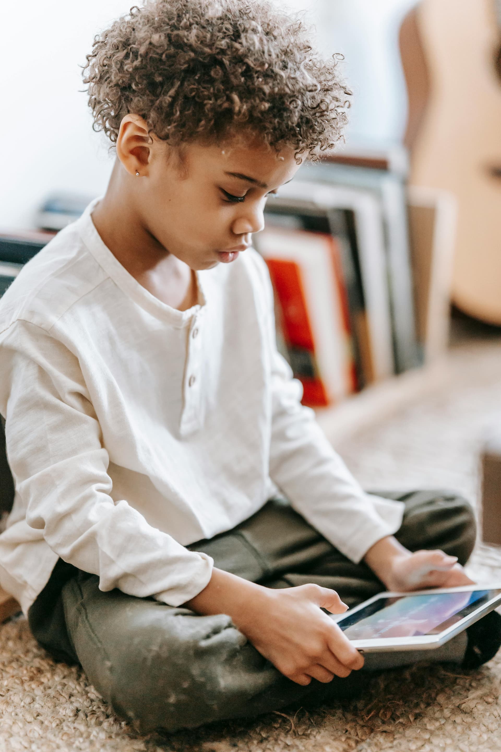 Group of people engaged in online learning
